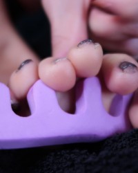 Nail Painting (Gray) photo