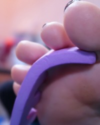 Nail Painting (Gray) photo