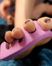 Nail Painting (Gray) photo
