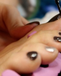 Nail Painting (Gray) photo