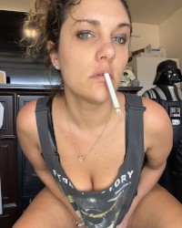 Smoking Rocker Milf photo