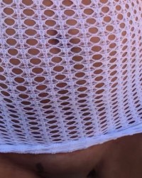 Cait’s Pussy Peaking Out photo