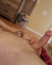 Big white cock and juicy balls photo