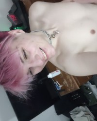 a smiling catgirl photo