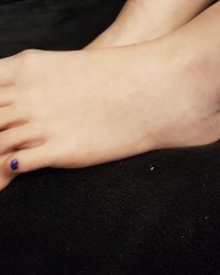 Cosmic Blue Toes photo