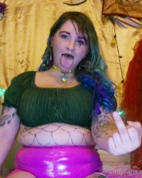 Latex Dominatrix SPH Striptease Thick Ass Fishnets and Giant DDs! photo