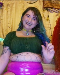 Latex Dominatrix SPH Striptease Thick Ass Fishnets and Giant DDs! photo