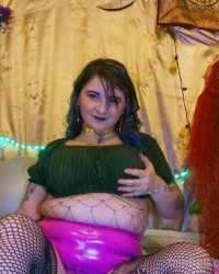 Latex Dominatrix SPH Striptease Thick Ass Fishnets and Giant DDs! photo