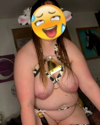 Just a submissive cow photo