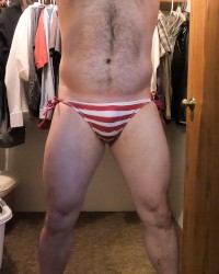 Step-sister's bikini bottoms photo