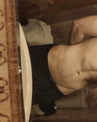 Fit guy selfie photo
