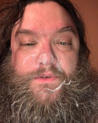 I enjoy it when strangers shoot a load in my face photo