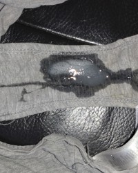 Gf's dirty panties, her toys, my cumshots and creepshots of her photo