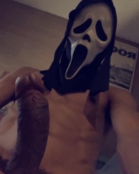 Can I dick you down with my mask on😈 photo