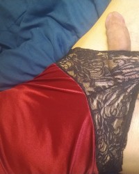 Just chilling out laying around in my lingerie feeling horny photo