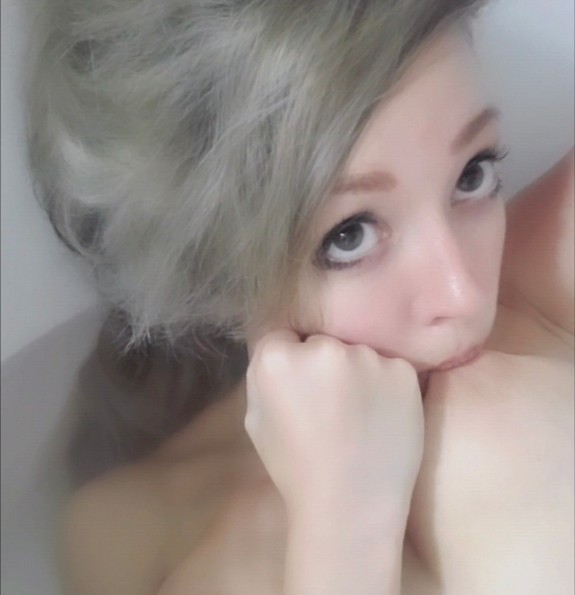 Nipple play / sucking own nipples