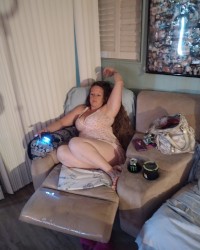 Gamer Girl Playing Video Games photo