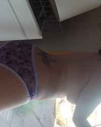 Summer turns to Fall and I'm in love with these purple panties photo
