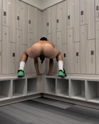 Bricked up in the locker room photo