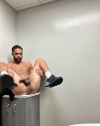 Bricked up in the locker room photo