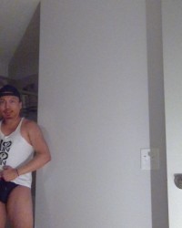 Flexing In Black Speedos! photo