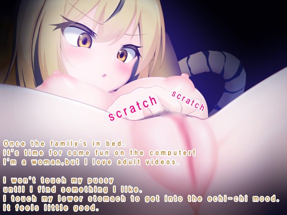 Girl's real masturbation! Special Story