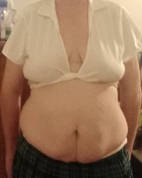 Curvy Hot MILF in School Outfit. photo