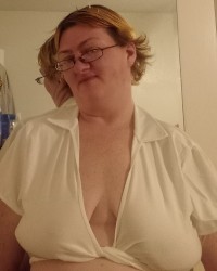 Curvy Hot MILF in School Outfit. photo