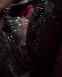 Close up of my sticky pussy after a quick cum photo