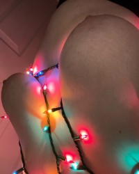 Festive boobs photo