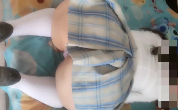 Wearing my school uniform. Do you like my skirt? ❤️❤️❤️