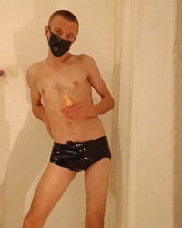 Sexy blond boy photo