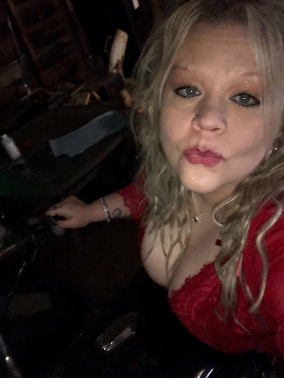 Snapped some pics for my love in my new nightie on and off of his motorcycl photo