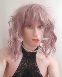 Me smoking like your domme x photo
