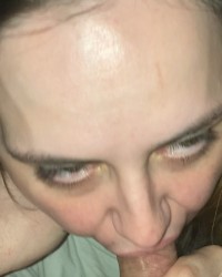 Gagging and choking with a bite photo