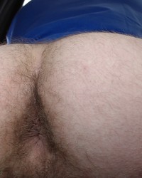 Meaty butt, hairy asshole, straight alpha photo