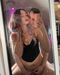 Hotties in black and pink photo
