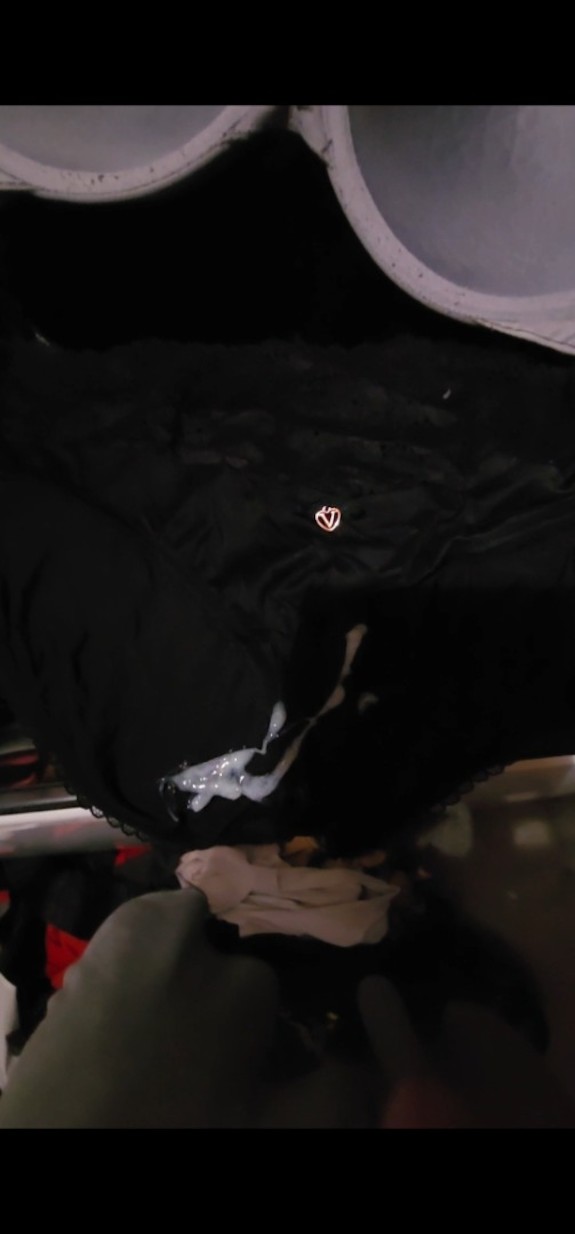 Cum covered panties