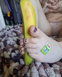 Holding a banana ;-) photo