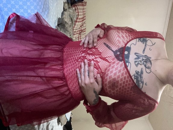 Amateur in new lingerie