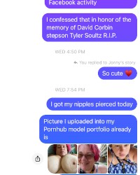 Celebrity impersonation of a catfish photo