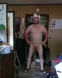 Got a Little Too Much Sun on A Job Site, Best Way to Deal is by Being Naked photo