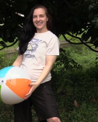 Beach balls and flashing custom pictures photo