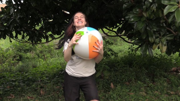 Beach balls and flashing custom pictures