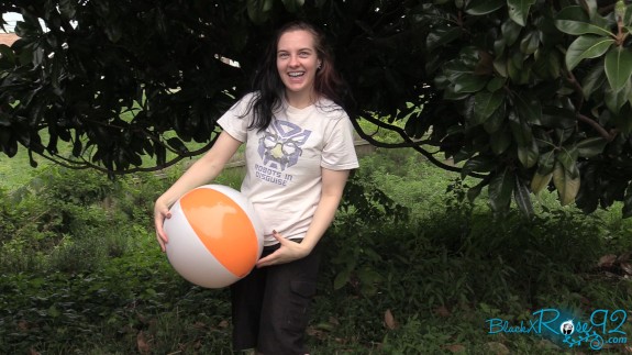 Beach balls and flashing custom pictures