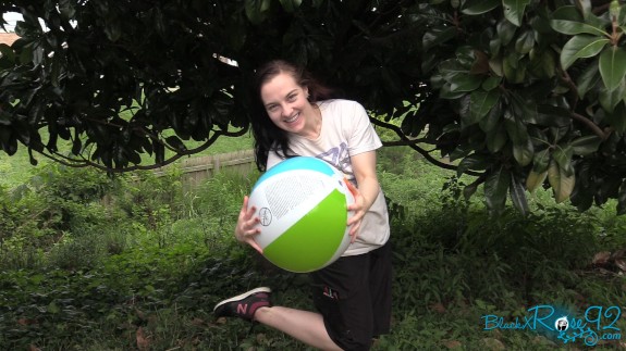 Beach balls and flashing custom pictures