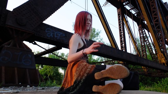 Outdoors, Step, Photoshoot, skinny, up-skirt, fun, adventures