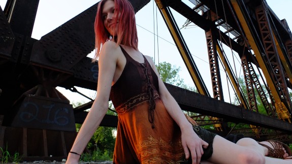 Outdoors, Step, Photoshoot, skinny, up-skirt, fun, adventures