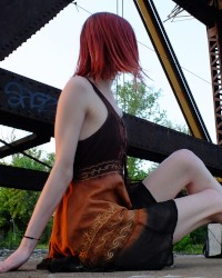 Outdoors, Step, Photoshoot, skinny, up-skirt, fun, adventures photo