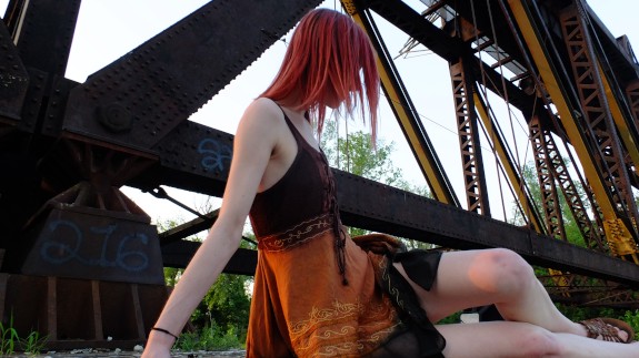 Outdoors, Step, Photoshoot, skinny, up-skirt, fun, adventures